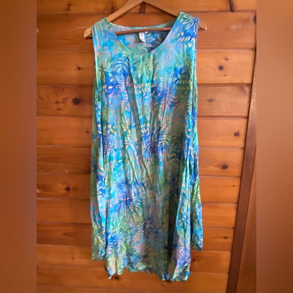 Lenny Hawaiian 🌺 Designed Tropical Dress One Size best fit Woman’s XL